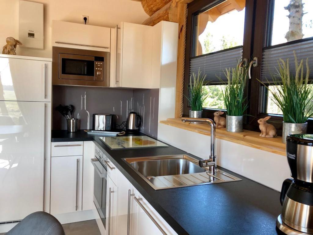 Naturstammhaus Und Appartements Zum Brockenbaecker Tanne Esterno foto