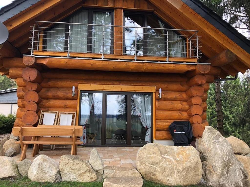 Naturstammhaus Und Appartements Zum Brockenbaecker Tanne Esterno foto