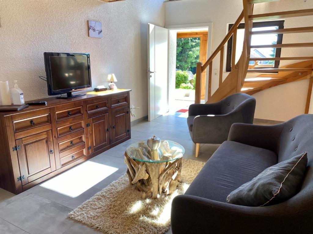 Naturstammhaus Und Appartements Zum Brockenbaecker Tanne Esterno foto