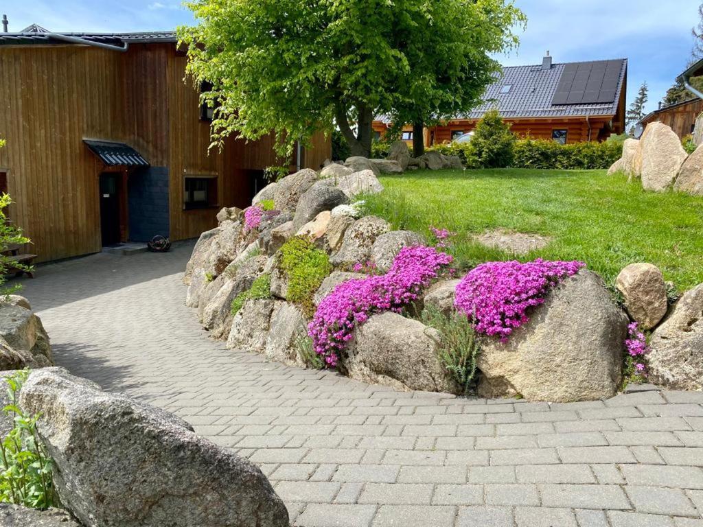 Naturstammhaus Und Appartements Zum Brockenbaecker Tanne Esterno foto