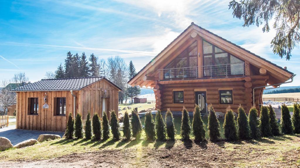 Naturstammhaus Und Appartements Zum Brockenbaecker Tanne Esterno foto