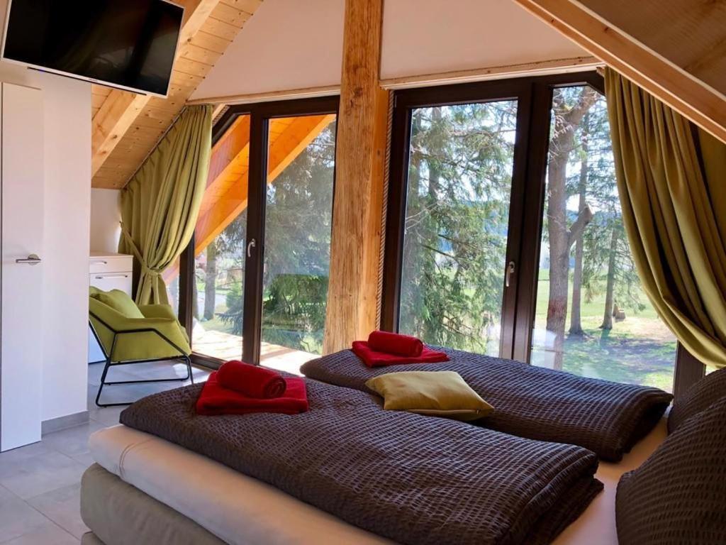 Naturstammhaus Und Appartements Zum Brockenbaecker Tanne Esterno foto